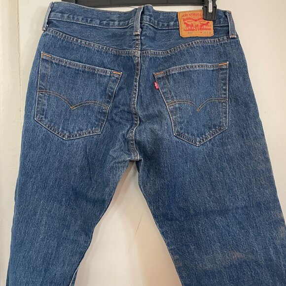 Levi's 501 Jeans Classic Straight Leg 35x30 - Picture 3 of 3